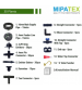 Mipatex Drip Irrigation Garden Watering Kit (30 Plants)
